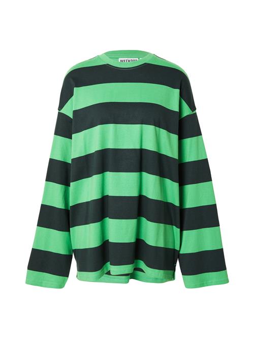 WEEKDAY Oversized bluse 'Brita'  lime / sort