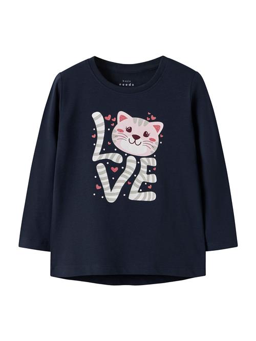 NAME IT Bluser & t-shirts 'NMFVIX'  navy / lyserød / magenta / sølv