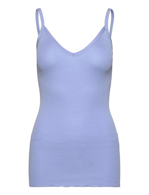 Silk Top W/ Elastic Band Rosemunde Blue