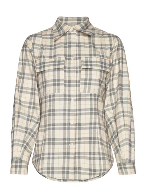 Se Slim Dart Checked Shirt GANT Green ved Booztlet