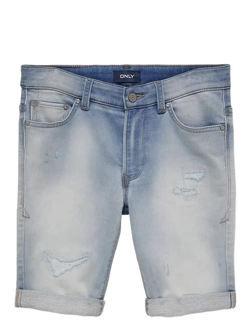 Kobmatt Slim Turnup Jg Shorts Gen097 Kids Only Blue