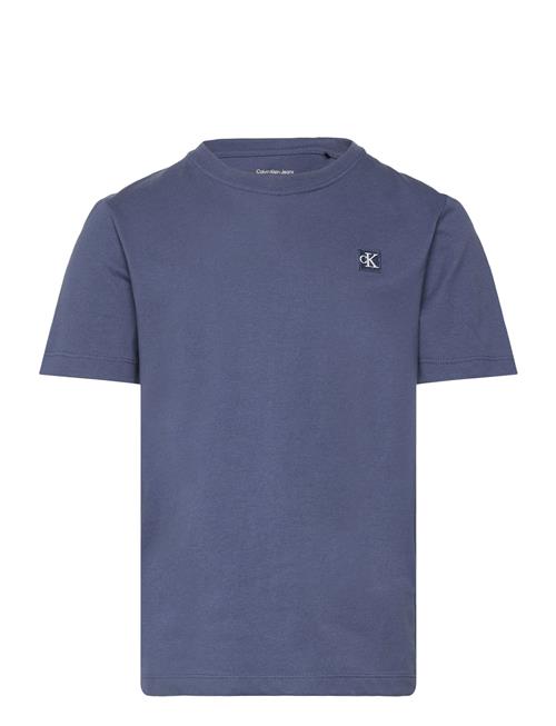 Mono Mini Badge Reg T-Shirt Calvin Klein Blue