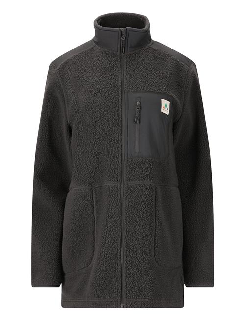 Felis W Long Teddy Jacket Whistler Black