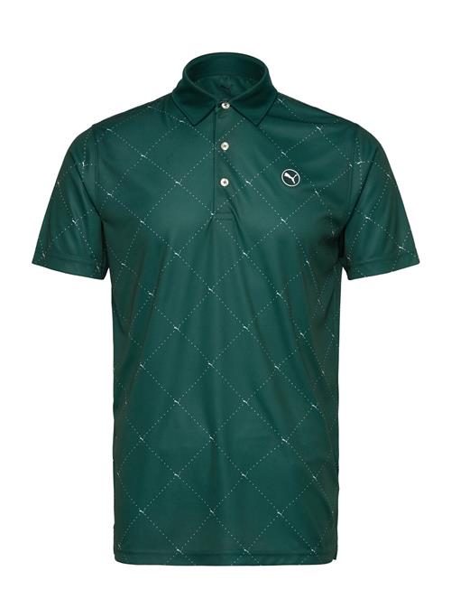 Pure 2.0 Argyle Polo PUMA Golf Green