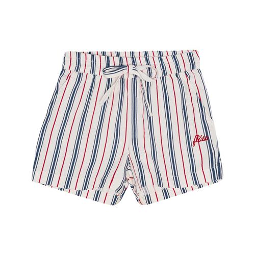 Flöss Miles Shorts Red Blue Stripes 116 cm  Blå  116 cm  mand