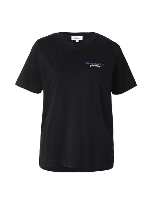 s.Oliver Shirts  blå / sort / hvid