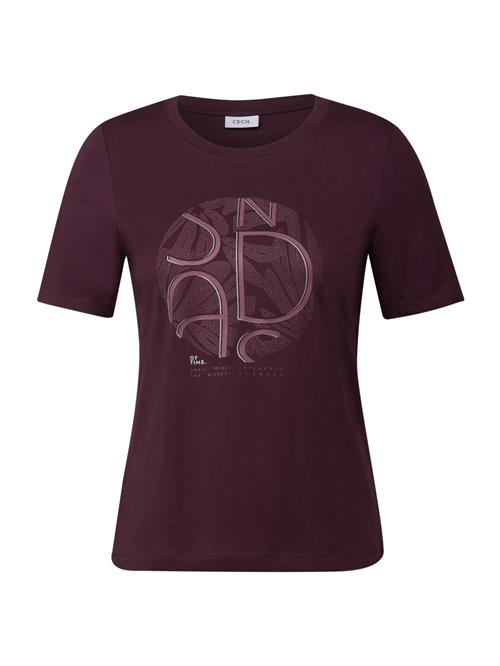 CECIL Shirts  lyserød / vinrød / hvid