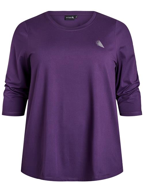 Active by Zizzi Shirts 'ABASIC ONE'  lilla