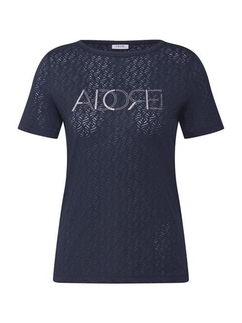 CECIL Shirts 'Adore'  navy / sølv