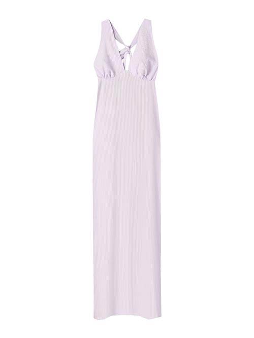 Bershka Sommerkjole  pastellilla / hvid