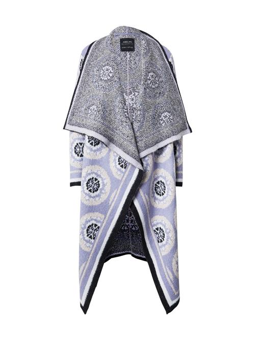 Marc Cain Lang cardigan  lyselilla / sort / hvid