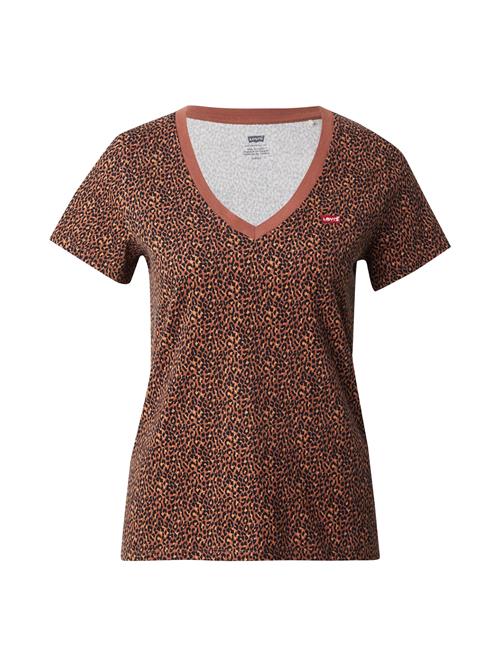 LEVI'S ® Shirts 'Perfect V-Neck Tee'  brun / umbra / sort