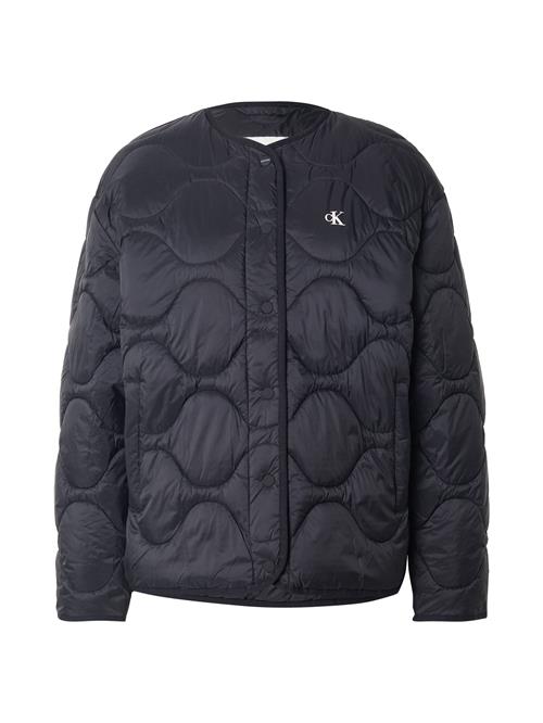 Calvin Klein Jeans Overgangsjakke  lysegrå / sort