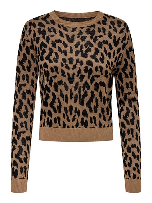 ONLY Pullover 'ONLVIENNA'  karamel / sort