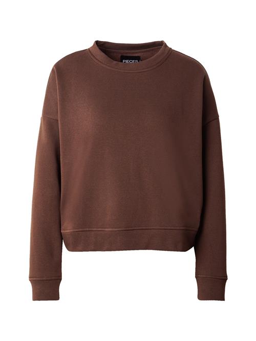 PIECES Sweatshirt 'PCCHILLI'  mørkebrun