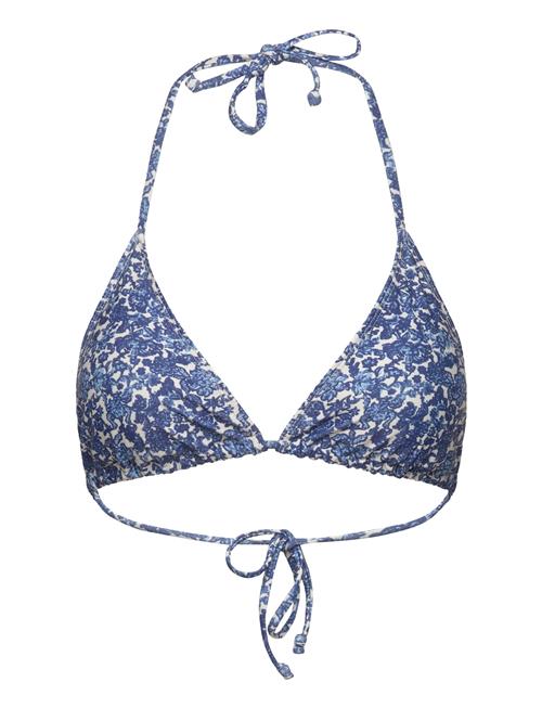 Rwshiitake Triangle Bikini Top Rosemunde Blue