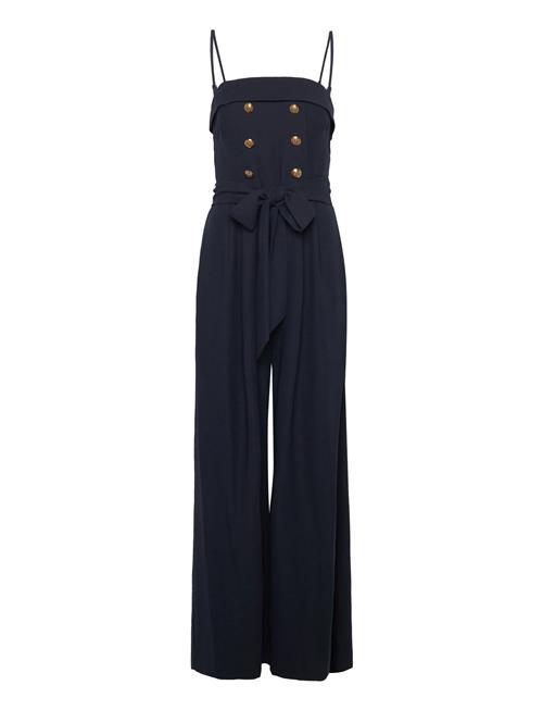 Satin Back Crepe-Jumpsuit Lauren Ralph Lauren Black