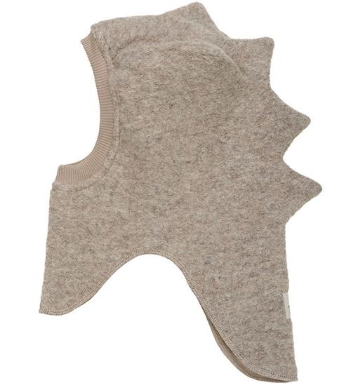 Se Huttelihut Elefanthue - Uld - 2-lags - Camel Melange ved KidsWorld
