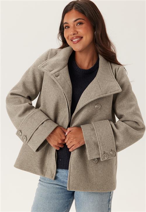 BUBBLEROOM High Neck Short Coat