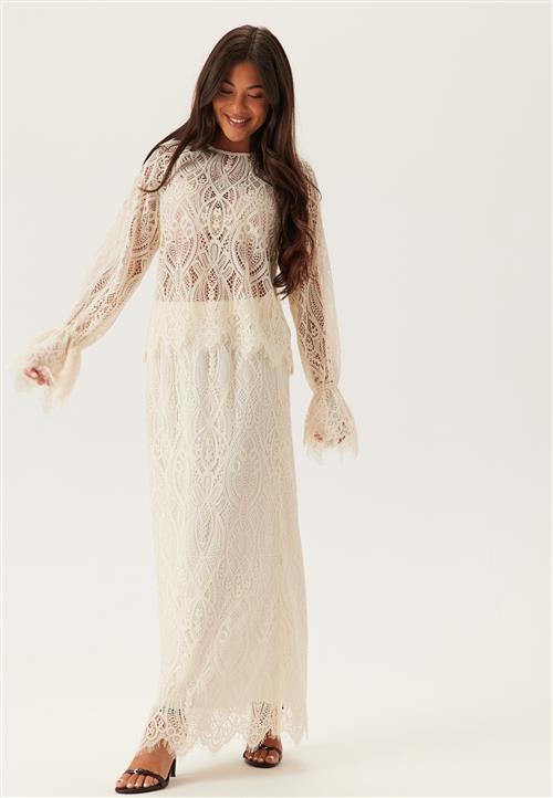 Emelie Olson X Bubbleroom Lace Maxi Skirt