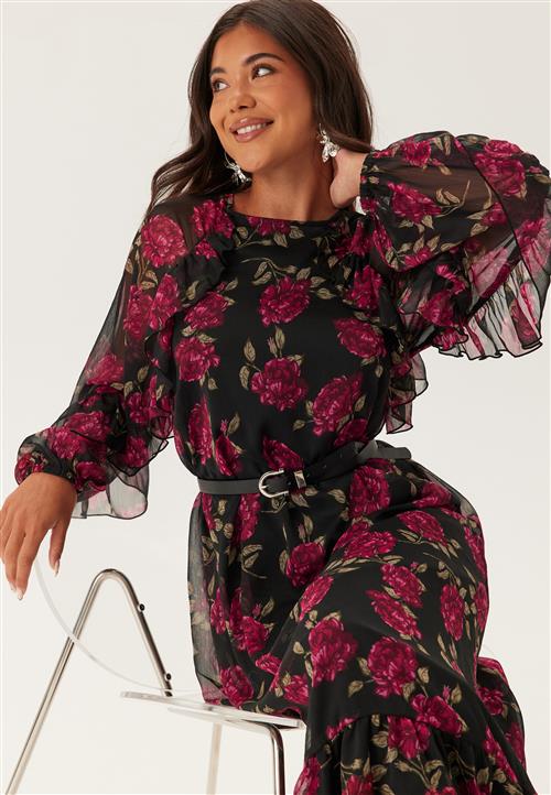 Emelie Olson X Bubbleroom Frill Maxi Dress