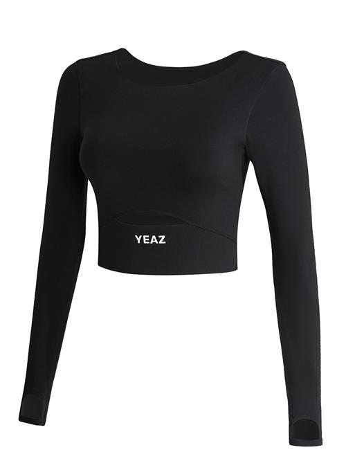 Se YEAZ Funktionsbluse 'Revelation'  sort / hvid ved About You