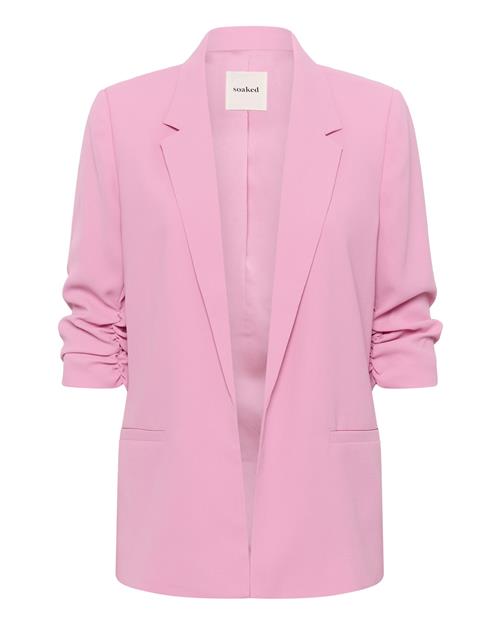 SOAKED IN LUXURY Blazer 'Shirley'  lyserød