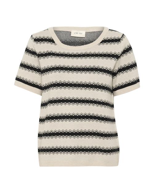Se Cream Pullover 'Dela'  sort / æggeskal ved About You