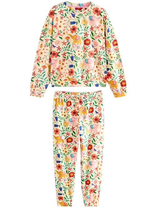 Next Pyjamas  creme / gul / grøn / lyserød