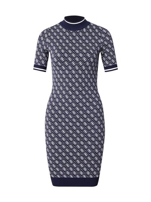 GUESS Strikkjole 'LISE'  navy / hvid