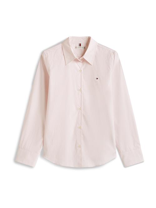 TOMMY HILFIGER Bluse  pastelpink / hvid