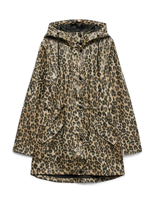 VERO MODA Overgangsjakke 'VMMALOU'  kit / mørkebeige / sort