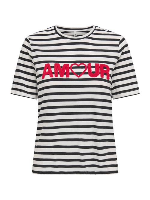 ONLY Shirts 'ONLKIKO'  brandrød / sort / hvid