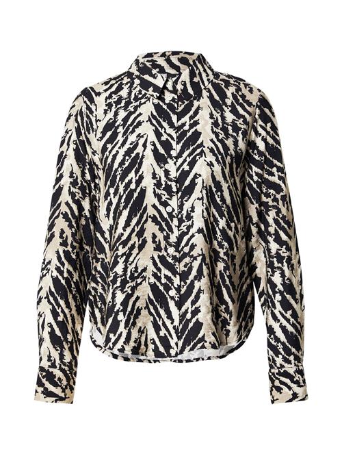 VERO MODA Bluse  kit / sort / hvid