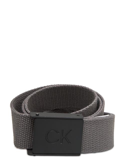 Ck Monogram Buckle Belt Calvin Klein Golf Grey