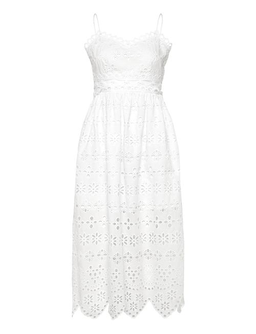 Cmgia-Dress Is A Dress In A Premium Lace Material With Narrow Shoulder Straps, V Copenhagen Muse White