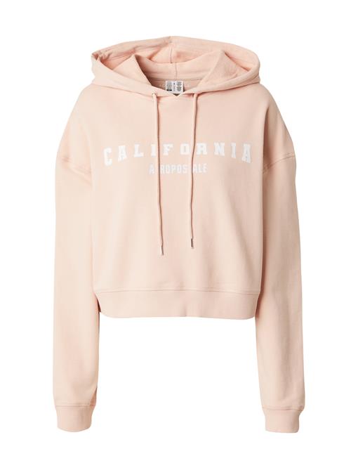 AÉROPOSTALE Sweatshirt 'CALIFORNIA'  lyserød / hvid