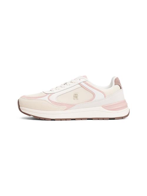 TOMMY HILFIGER Sneaker low  beige / ecru / lyserød / hvid