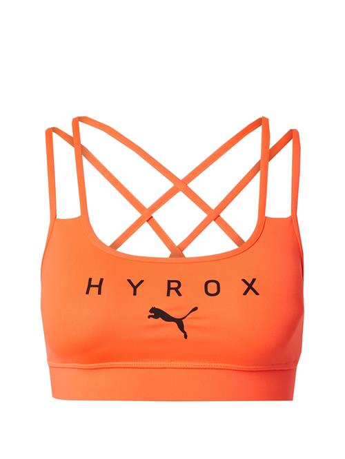 PUMA Sports-BH 'Puma x Hyrox Move'  orangerød / sort