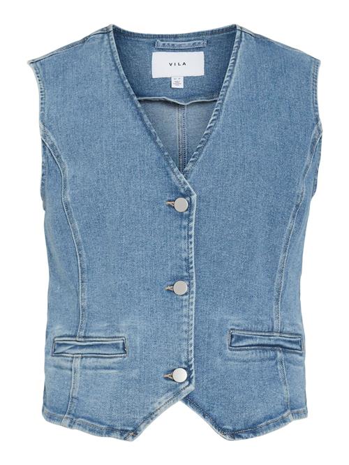 VILA Vest 'VIKenya'  blue denim
