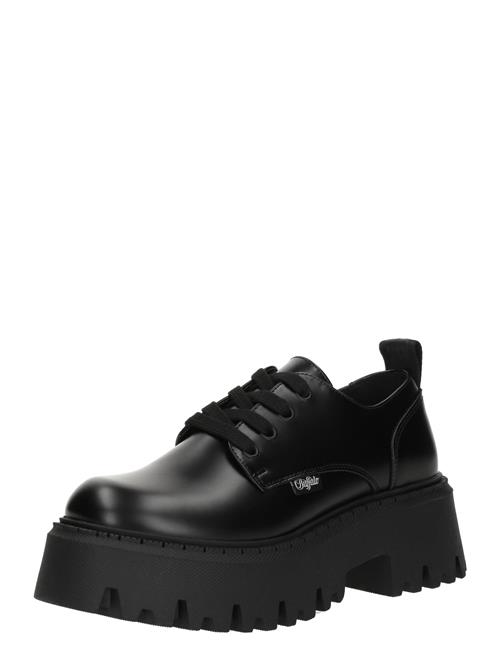BUFFALO Snøresko 'ASPEN'  sort