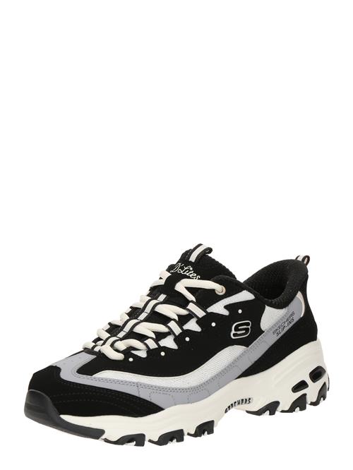 SKECHERS Sneaker low 'D LITES-SMOOTH NOSTALGIA'  grå / sort / hvid