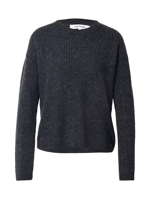 Soft Rebels Pullover 'West'  mørkegrå