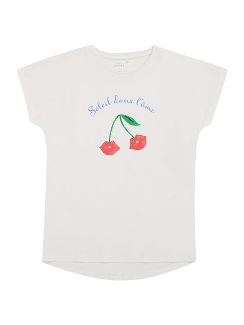 NAME IT Bluser & t-shirts 'NKFVIOLET'  grøn / lilla / knaldrød / hvid