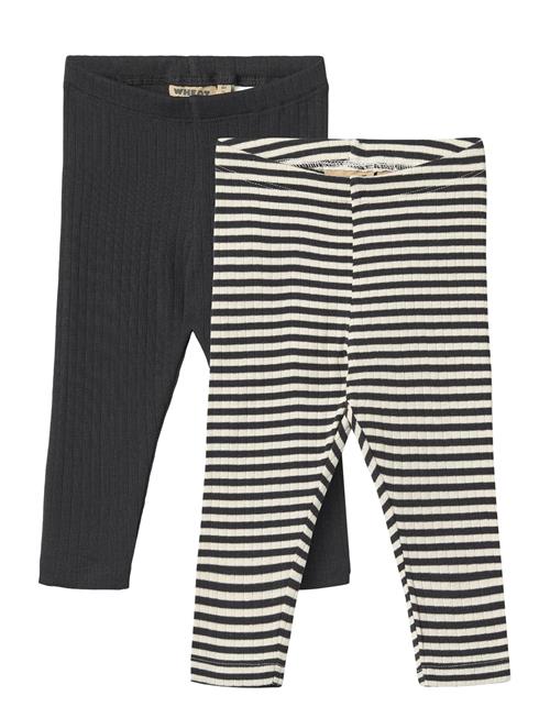 Se 2 Leggings Jules Wheat Navy ved Booztlet