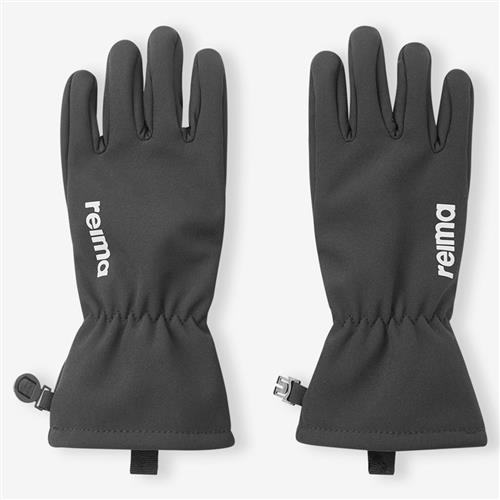 Reima Tehden Softshellhandsker Sorte 6-8 Y  Sort  6-8 år  Unisex