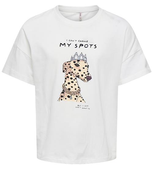 Kids Only T-shirt - KogBaria - Cloud Dancer/Spots