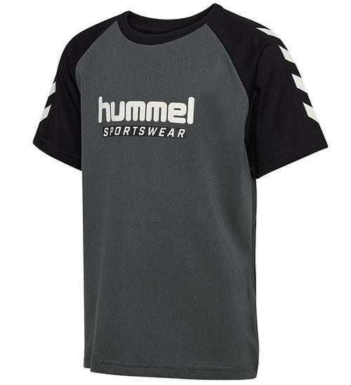Hummel T-shirt - HmlJr Logo - Ebony