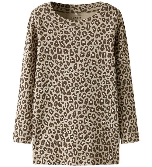 Name It Bluse - NmfLeoana - Peyote m. Leopard