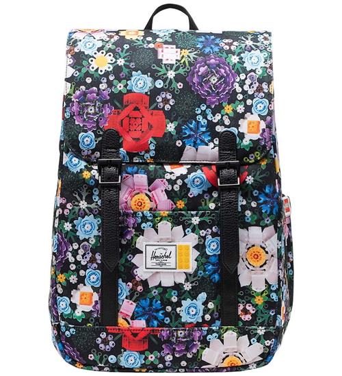 Se Herschel Rygsæk - Retreat Small - LEGOÂ® - Garden Floral ved KidsWorld